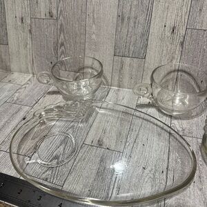 Elegant Clear Glass Tea Set